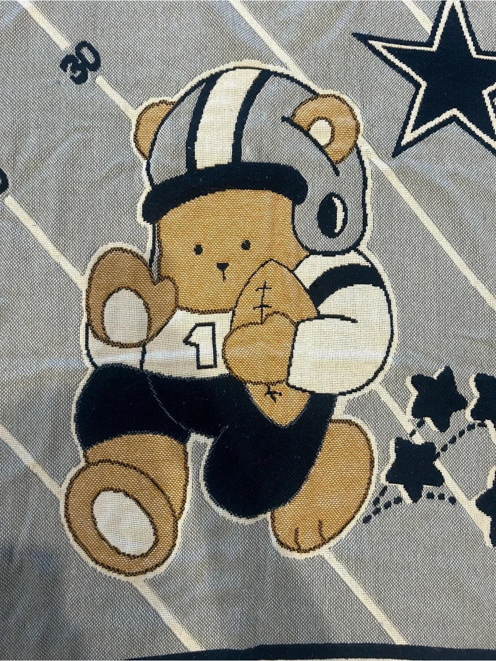 Vintage Dallas Cowboys Baby Blanket